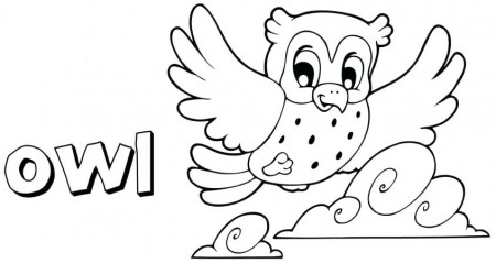 Best Coloring : Cute Owl Pages Tremendous For Kids At Com ...