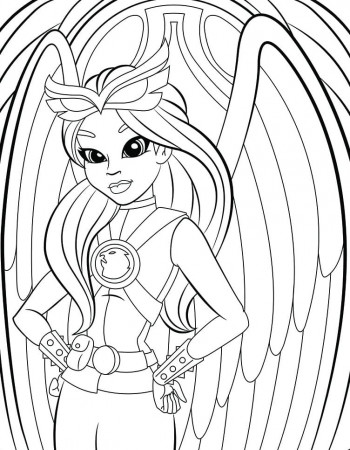 DC Superhero Girls Coloring Pages | WONDER DAY — Coloring pages for  children and adults