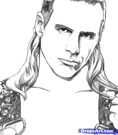 Draw Shawn Michaels, Step by Step, Drawing Sheets, Added by Dawn ...