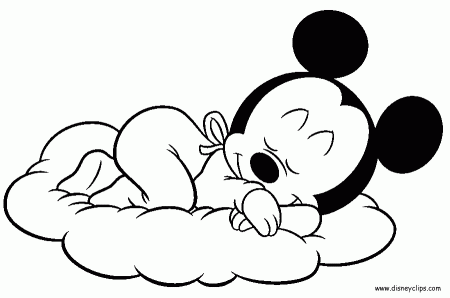 Printable 30 Baby Mickey Mouse Coloring Pages 5693 - Free Coloring ...