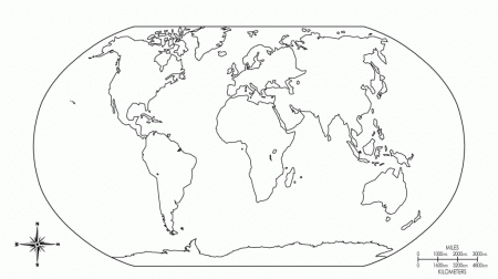 Free Coloring Pages Of Line Map Of The Uk Simple World Map ...
