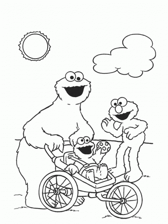 Cookie Monster Face Coloring Pages Free Cookie Monster Coloring ...