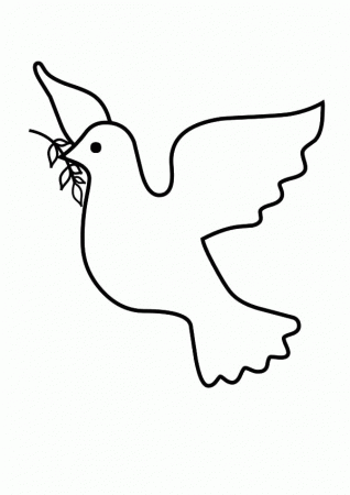 Dove with Olive Leave Coloring Pages - Free & Printable Coloring ...