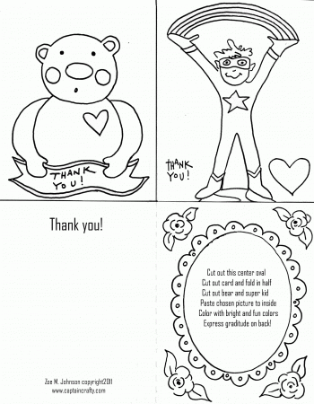 Thank You Coloring Page