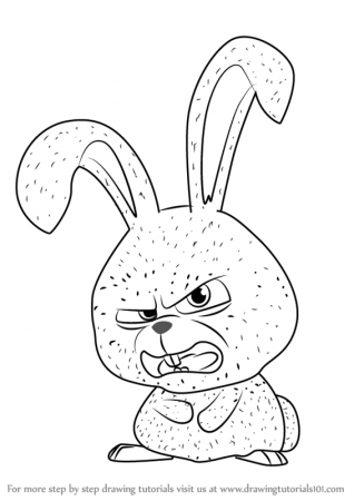 Snowball - The Secret Life of Pets Coloring Pages