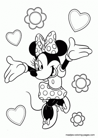 15 Free Printable Minnie Mouse Coloring Pages | Free Coloring Pages
