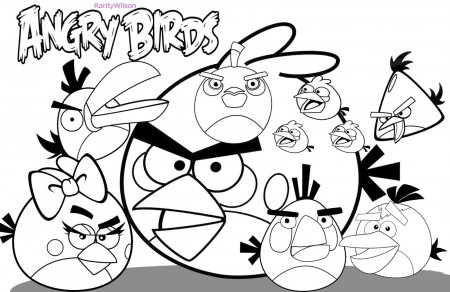 Angry Birds Coloring Pages Girls - Coloring Pages For All Ages