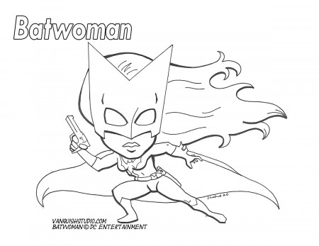 New Coloring Page – Batwoman! | Vanquish Studio