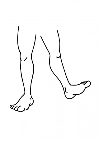 Coloring Page Leg Printable Coloring Page - Coloring Home