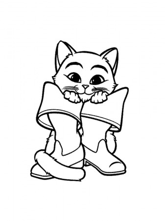 Puss in Boots coloring pages. Download and print Puss in Boots coloring  pages
