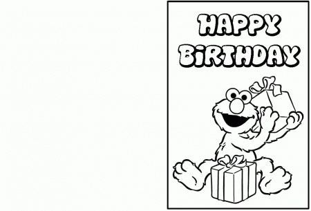 Coloring Sheets For Birthday Cards - High Quality Coloring Pages