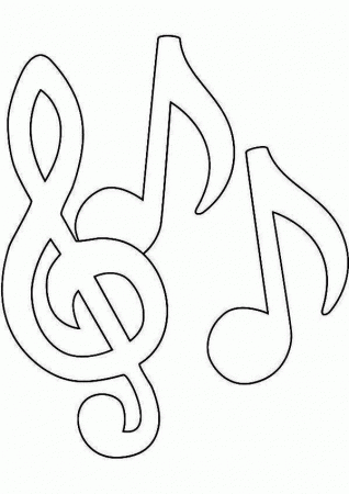 Did Kindergarten Flute Music Note In Music Notes Coloring Page ...