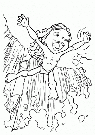 Tarzan Coloring Pages Online Tarzan 2 Coloring Pages. Kids ...