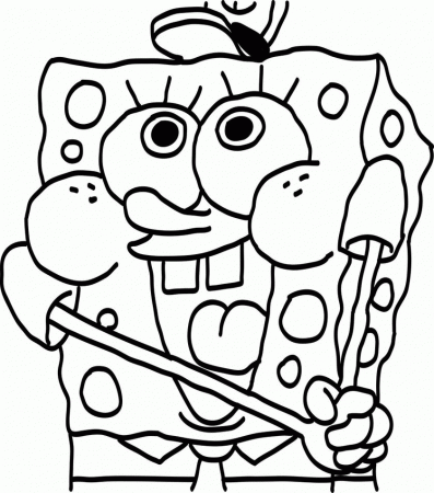 Spongebob Squarepants Free Printable Coloring Pages Printable Baby ...