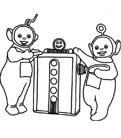 Coloring pages teletubbies - picture 10