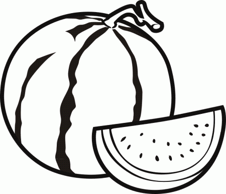 Get Fruits and Vegetables Coloring Page | Coloring Pages