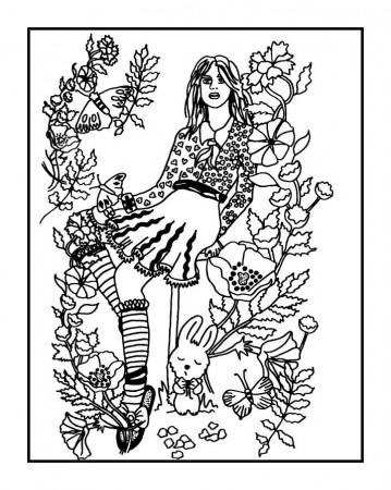 Your Secret Garden - Coloring Book Page by 