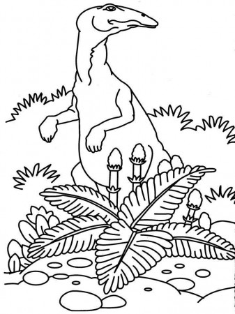 Dinosaur coloring page for kids: Dinosaur coloring page for kids