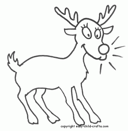 Reindeer pictures to color | coloring pages for kids, coloring 