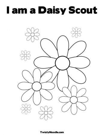 daisy girl Colouring Pages (page 2)