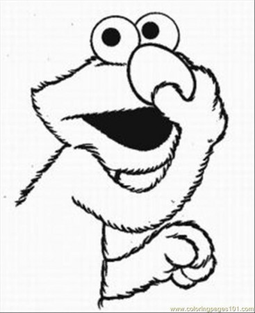 Coloring Pages Table Elmo Coloring Pages Med (Cartoons > Elmo 