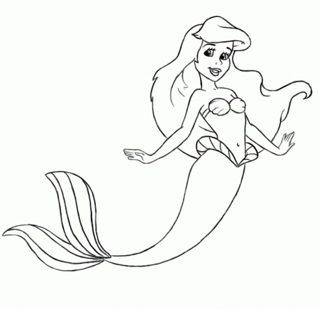 How To Draw Ariel From The Little Mermaid | Draw Central