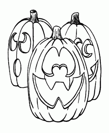 Halloween Coloring Pages | Free Printable Halloween Pumpkins 