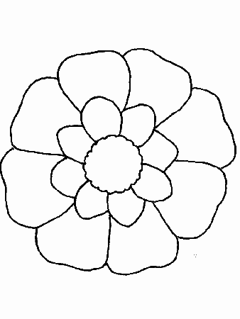 Cartoon Flowers Coloring Pages 8 | Free Printable Coloring Pages