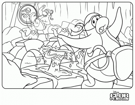 Club Penguin - New Coloring Page! | Everything Club Penguin 