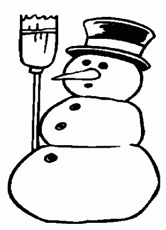 Snowman Coloring Pages To Print 135 | Free Printable Coloring Pages