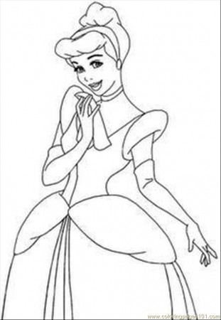 Coloring Pages Princess Coloring (Cartoons > Cinderella) - free 