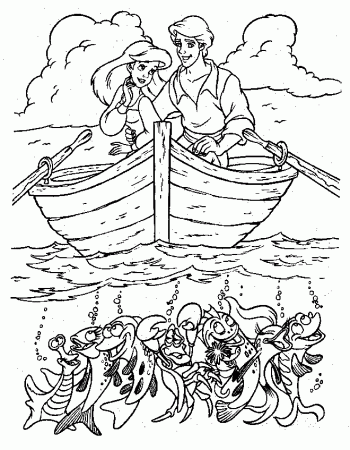 Coloring Page - The little mermaid coloring pages 54