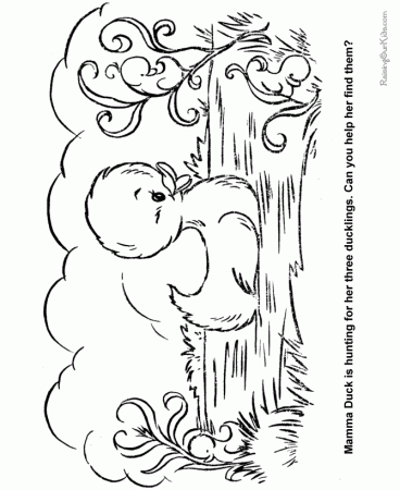 Child Easter coloring page - 008