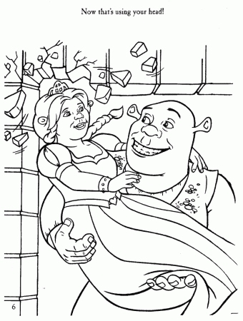 Shrek 2 Colouring Pages