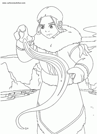 avater the last airbender Colouring Pages