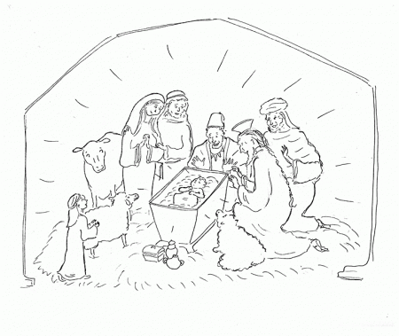 Nativity Star Colouring Pages (page 2)