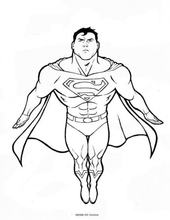 Coloring pages superman - picture 32