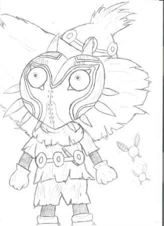 majoras mask Colouring Pages