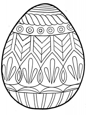 Easter Egg Coloring Pages 2014- Dr. Odd