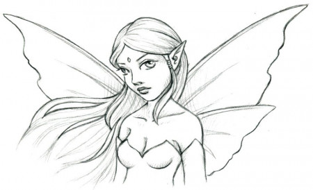 Fairy Tattoos Drawings Of Fairies Pencil Portraits Tattoo