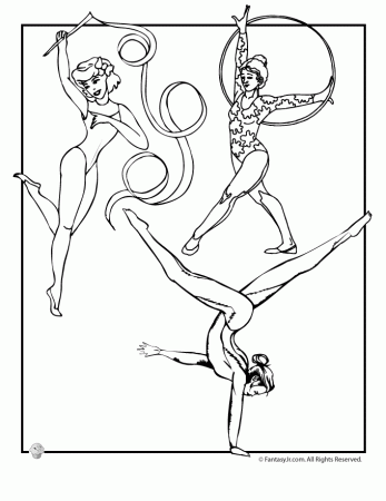 male gymnast Colouring Pages (page 2)