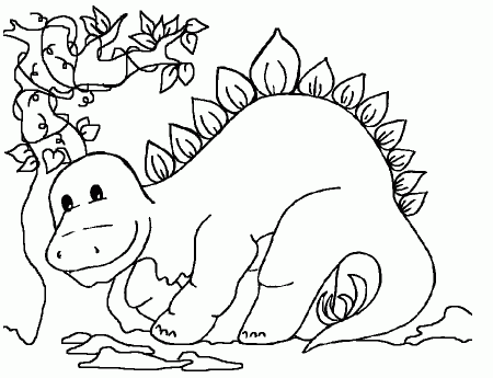 Dinosaur Coloring Pages for Kids- Free Printable Coloring Sheets