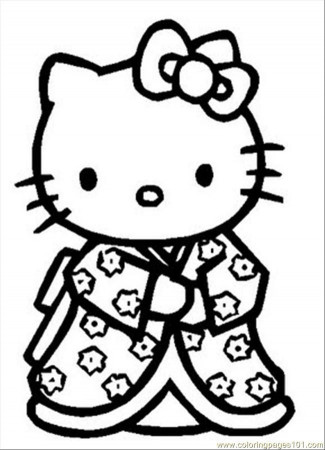 Coloring Pages Hellokitty (Cartoons > Hello Kitty) – freeHello 