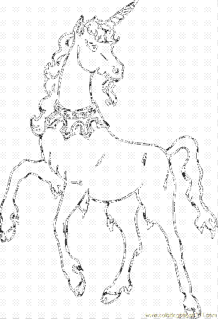 Coloring Pages Unicorn14 (Cartoons > Unicorn) - free printable 