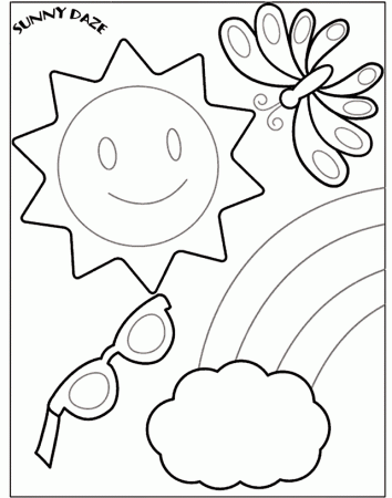 Summer Coloring Pages For Older Kids : Summer Coloring Pages For 