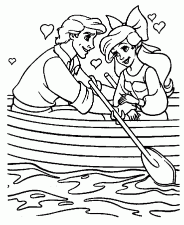 Coloring Page - The little mermaid coloring pages 50