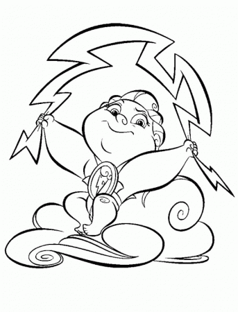 Baby Hercules Coloring Page Hercules Coloring Pages Coloring 