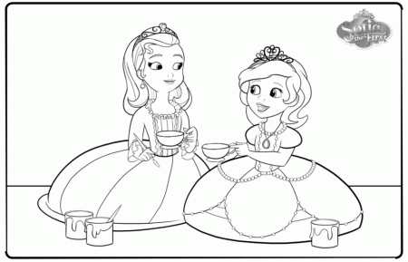 Sofia The First Coloring Page 258958 Coloring Pages Sofia The First