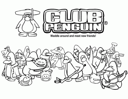 Coloring Activity Contest - Club Penguin Fansite