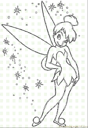 Coloring Pages Tinkerbell (Cartoons > Others) - free printable 
